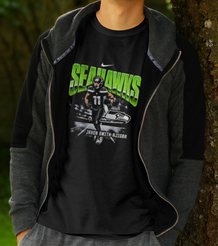 Seattle Seahawks Jaxon Smith Njigba 11 Nike Running Stadium T-Shirt
