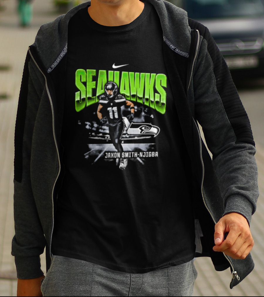 Seattle Seahawks Jaxon Smith Njigba 11 Nike Running Stadium T-Shirt