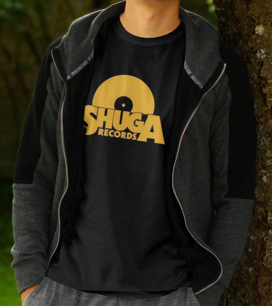 Shuga Records Vinyl Icon Retro Style Collection T-Shirt