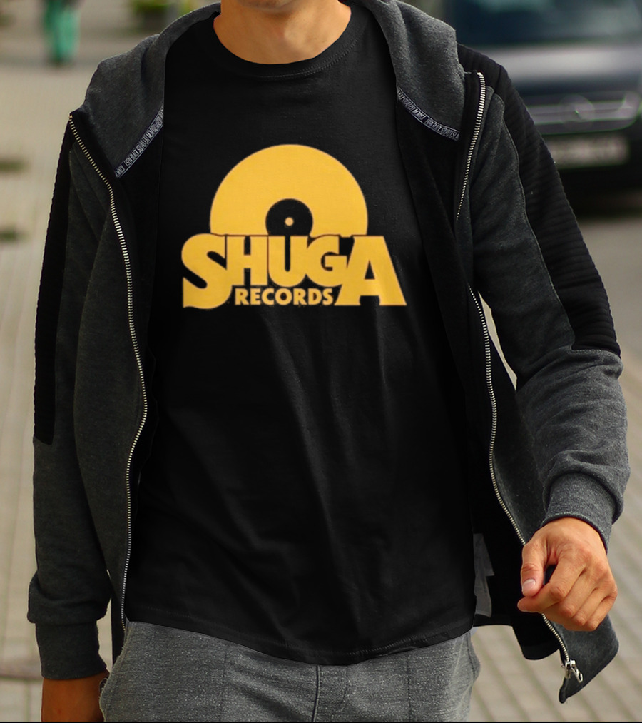 Shuga Records Vinyl Icon Retro Style Collection T-Shirt