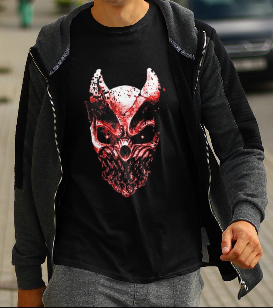 Slaughter To Prevail Blood Mask Horror Metal Mask T-Shirt