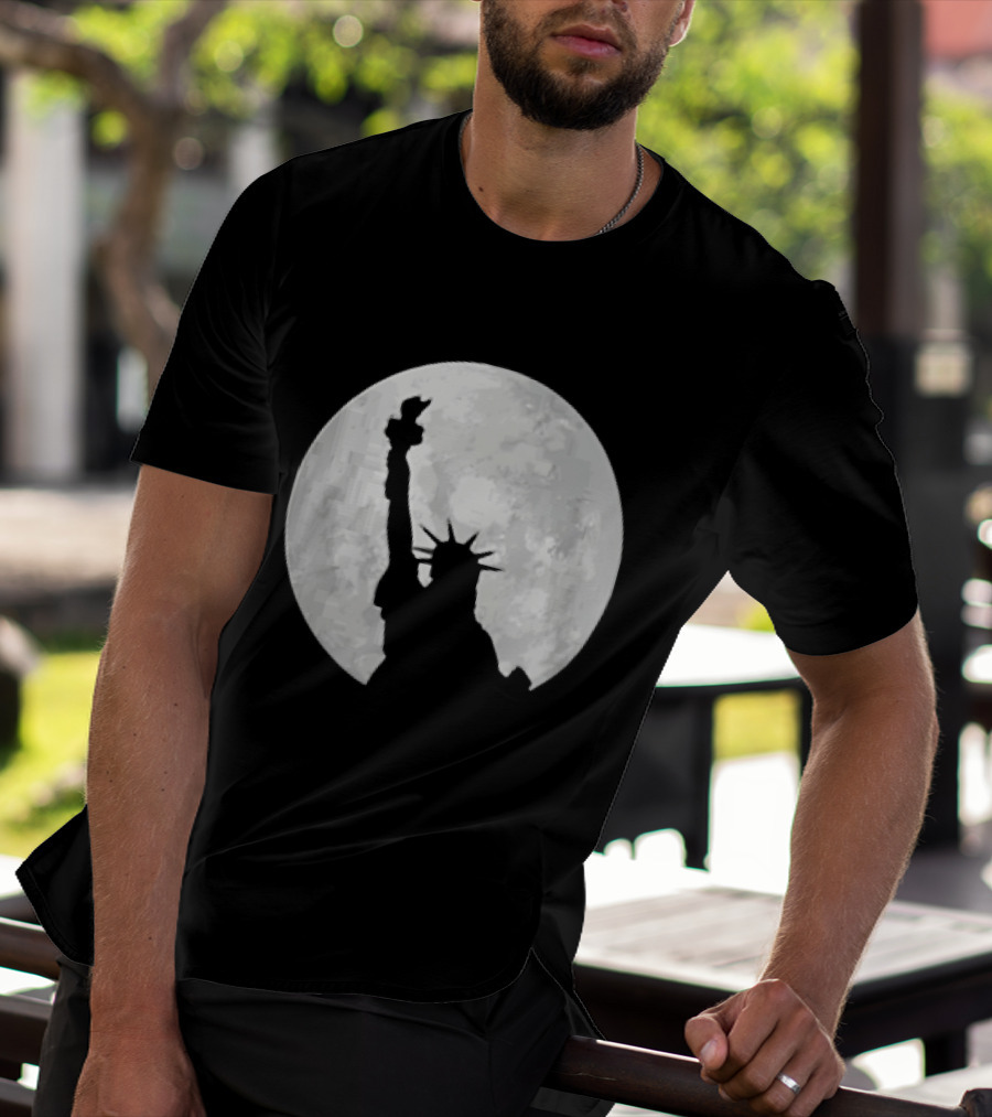 Statue Of Liberty Lunar T-Shirt