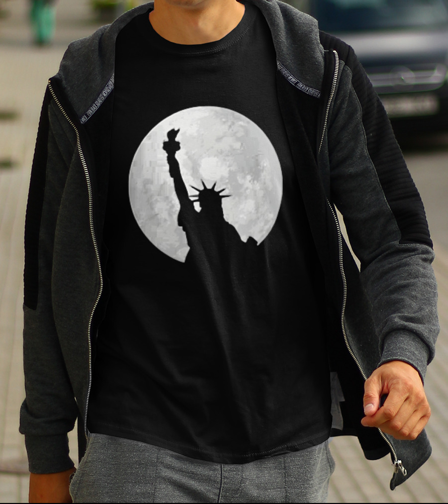 Statue Of Liberty Lunar T-Shirt