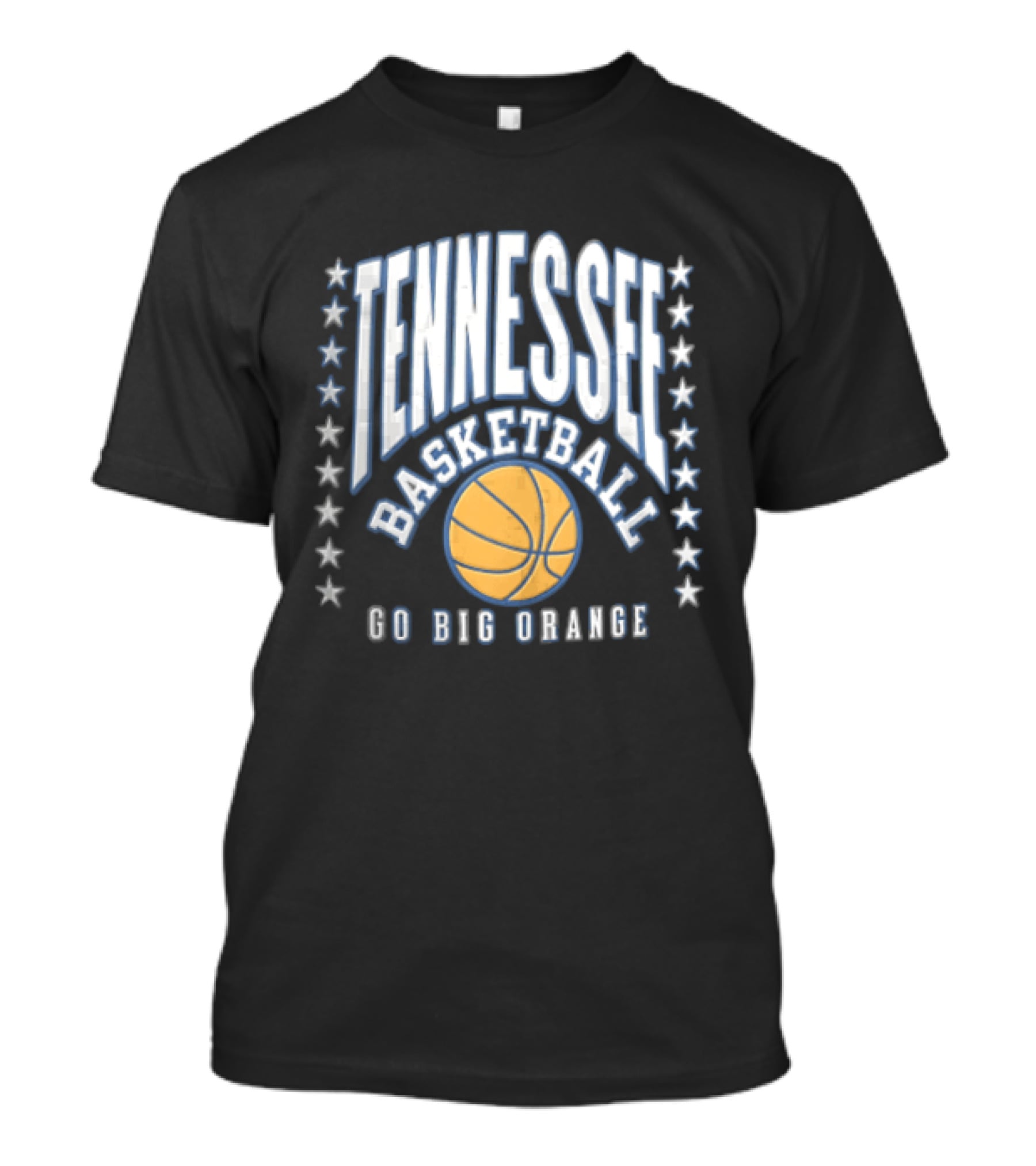 Tennessee Basketball Go Big Orange Stars T-Shirt