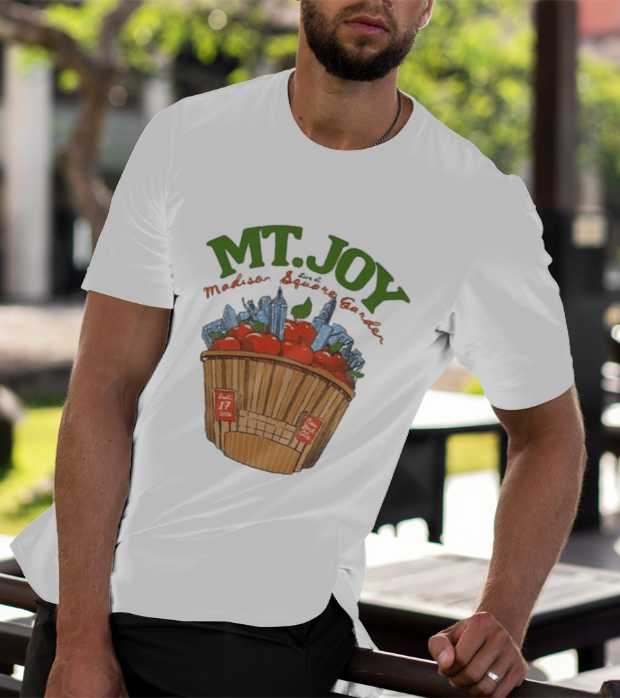 Mt. Joy Madison Square Garden Sept 17 2026 Apples New York City T-Shirt
