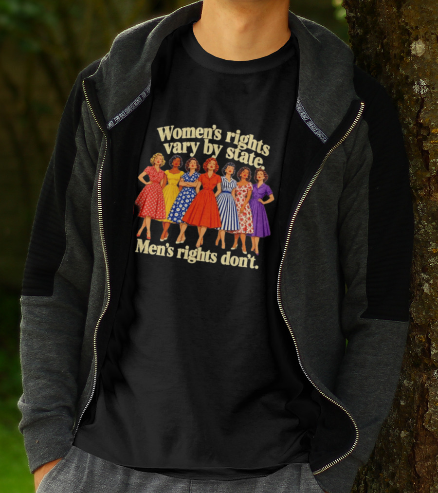 Women's Rights Vary By State Men's Rights Don't Vintage Dresses T-Shirt