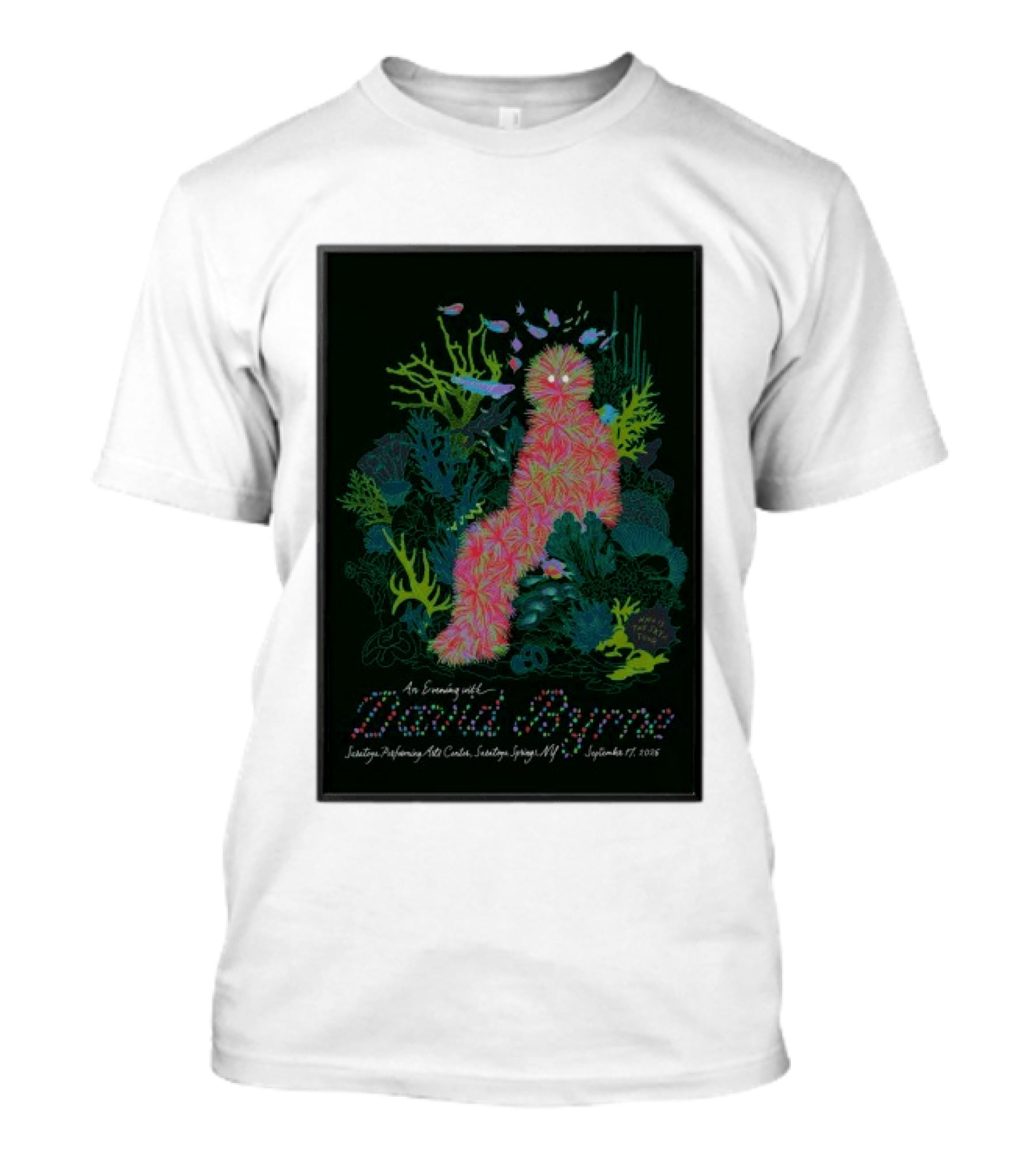 An Evening With David Byrne SPAC Saratoga Springs NY September 17 2026 T-Shirt