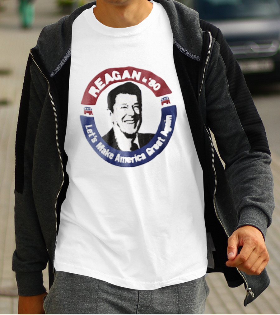 Reagan In '80 Let's Make America Great Again T-Shirt