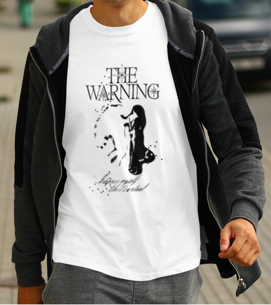 The Warning I Deprive Myself Like Its A Ritual Woman Playing Horn Stars T-Shirt