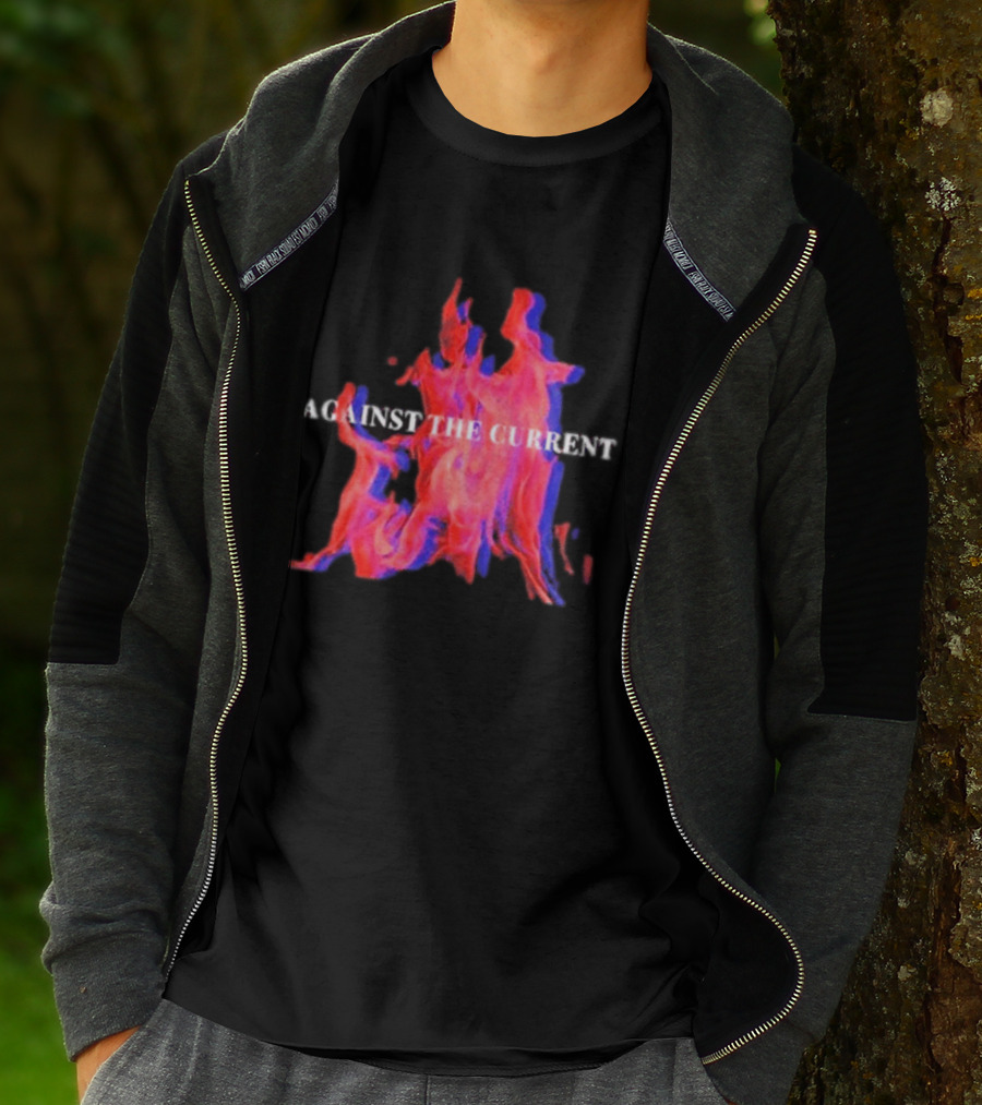 Against The Current Flames Fiery T-Shirt