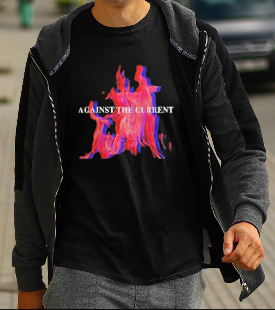Against The Current Flames Fiery T-Shirt