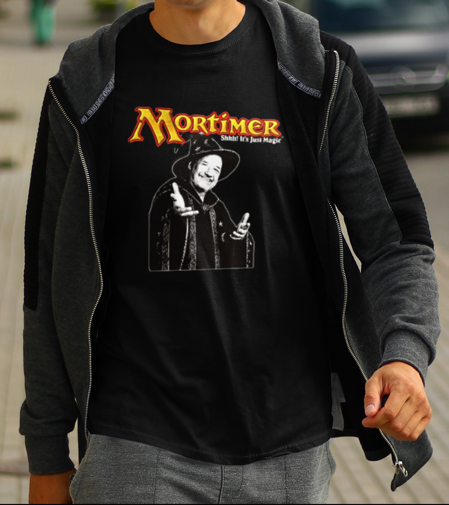 Mortimer Shhhh It's Just Magic Wizard Hat Robe T-Shirt