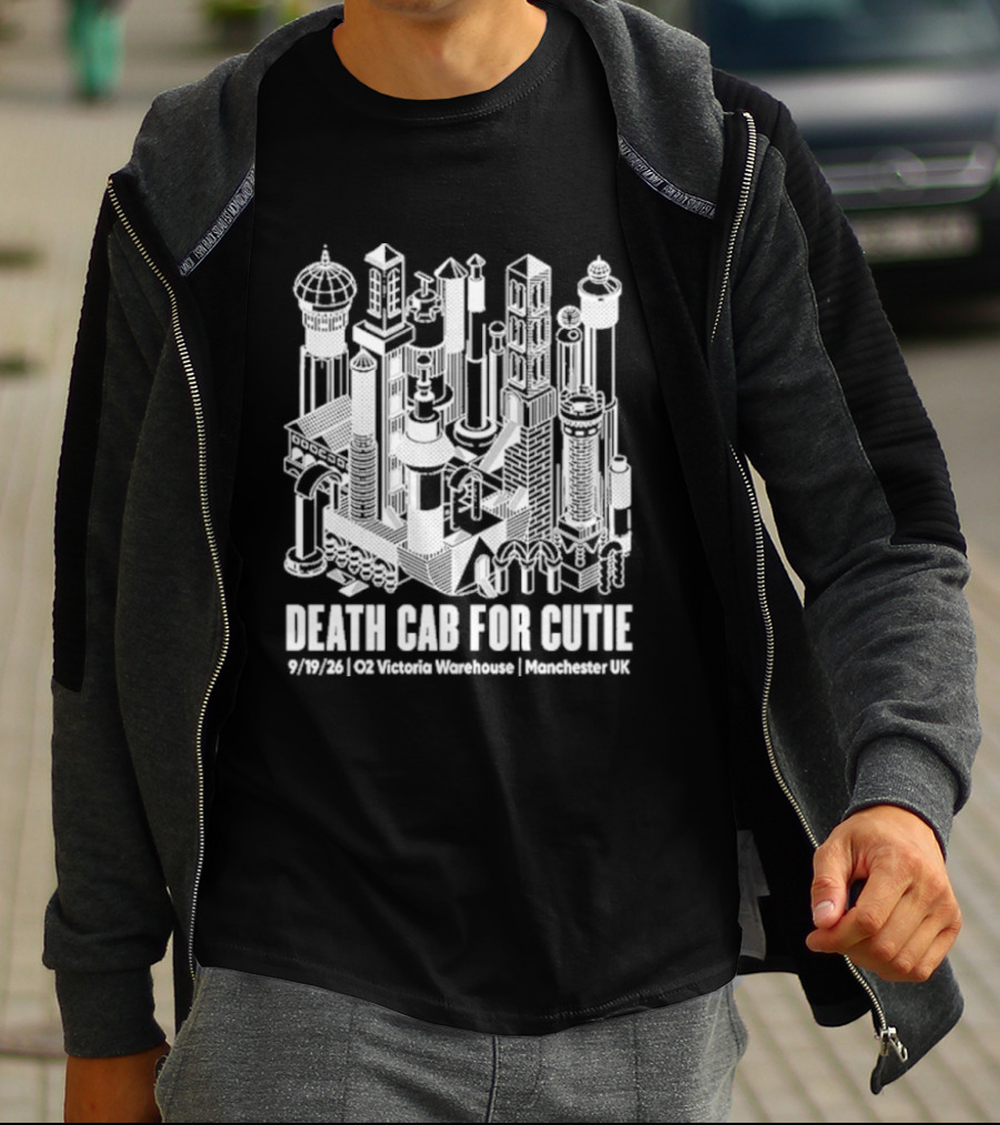 Death Cab For Cutie Manchester UK September 19 2026 Concert Event T-Shirt