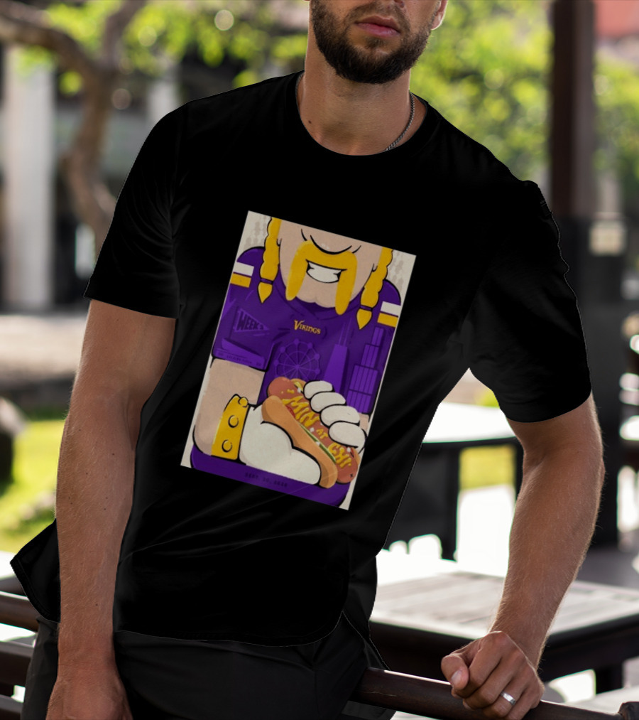 Minnesota Vikings Vs Chicago Bears September 20 2026 Soldier Field Chicago Illinois NFL Week 3 Event T-Shirt