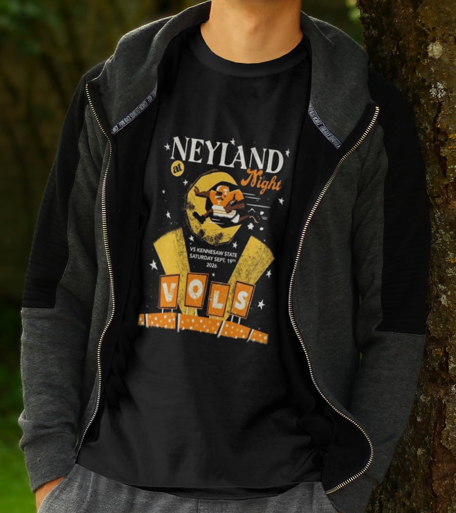 Neyland At Night Vols Vs Kennesaw State September 19 2026 Football Knoxville T-Shirt
