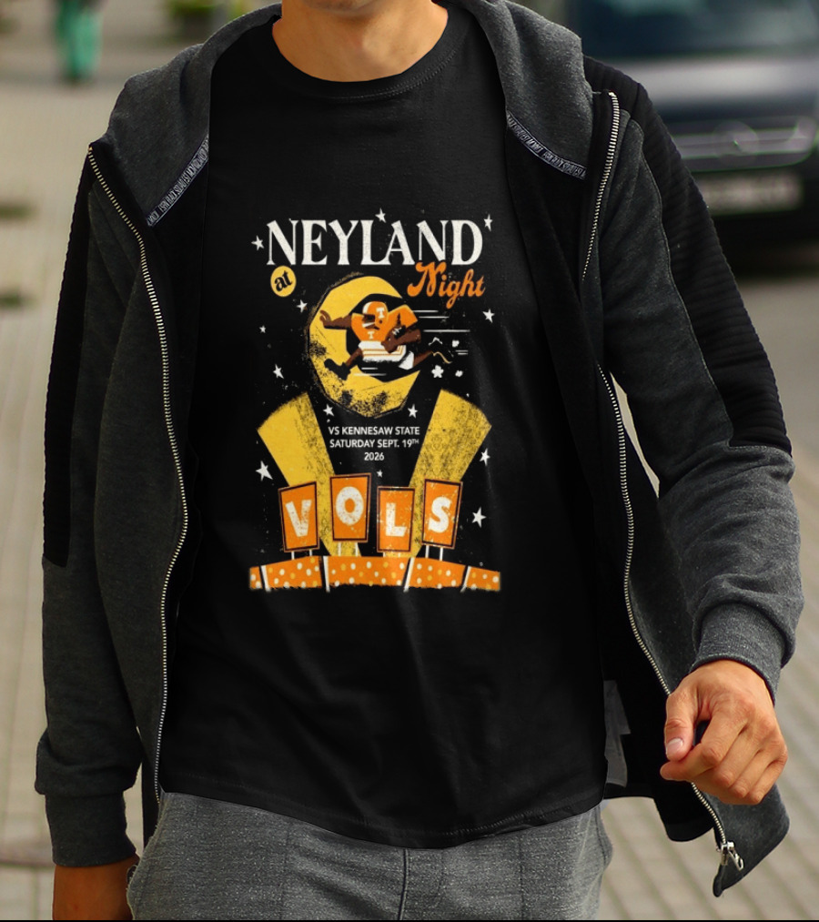 Neyland At Night Vols Vs Kennesaw State September 19 2026 Football Knoxville T-Shirt