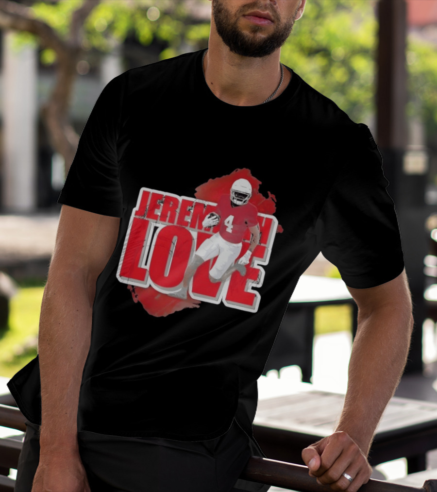 Jeremiyah Love Arizona Cardinals Football Number 4 Player T-Shirt
