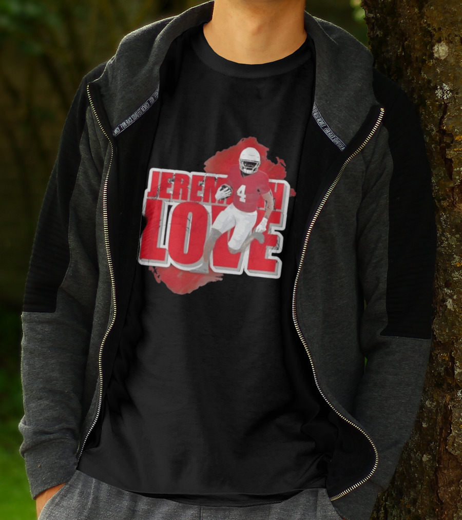 Jeremiyah Love Arizona Cardinals Football Number 4 Player T-Shirt