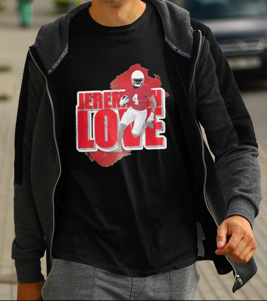 Jeremiyah Love Arizona Cardinals Football Number 4 Player T-Shirt