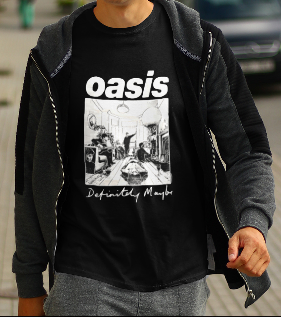 Oasis Definitely Maybe Living Room Scene T-Shirt