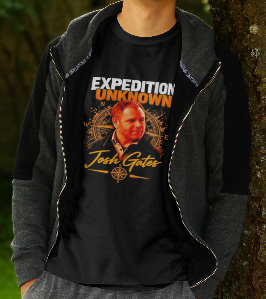 Josh Gates Expedition Unknown Discovery Channel T-Shirt