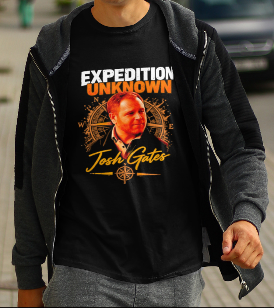 Josh Gates Expedition Unknown Discovery Channel T-Shirt