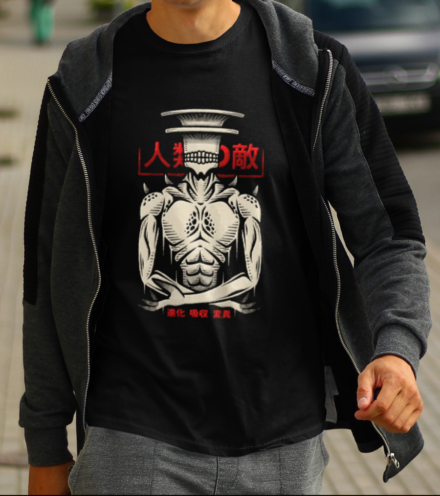 Kaiju No 9 Human Faced Enemy Monster Kinroku Keringenzou T-Shirt