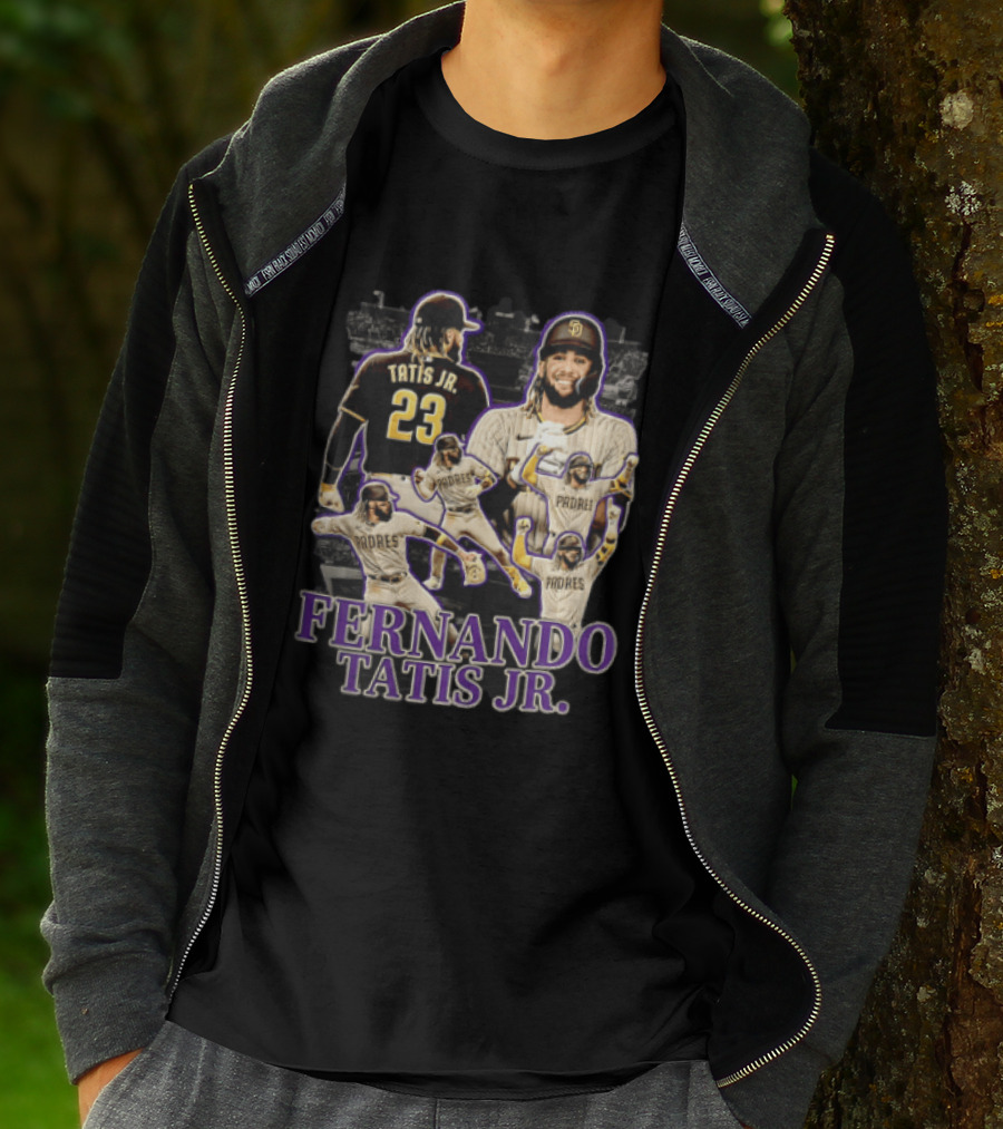 Fernando Tatis Jr San Diego Padres Baseball Player Multiple Images T-Shirt