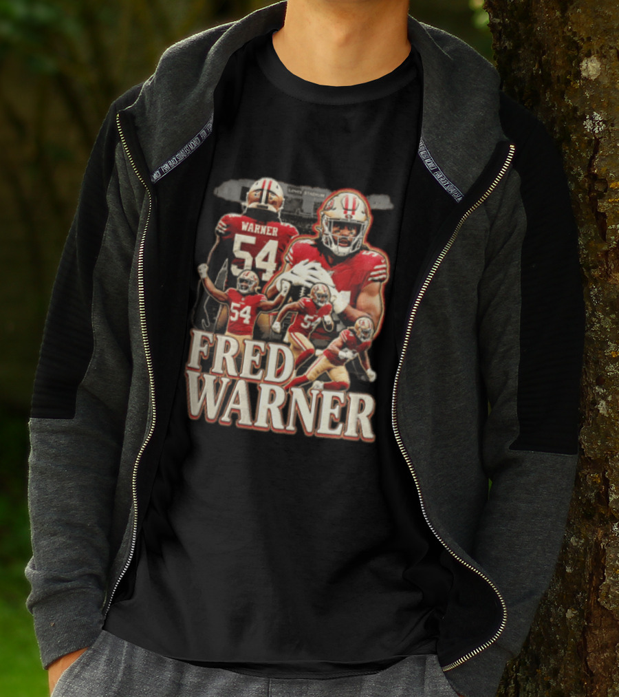 Fred Warner San Francisco 49ers Linebacker Action Poses T-Shirt