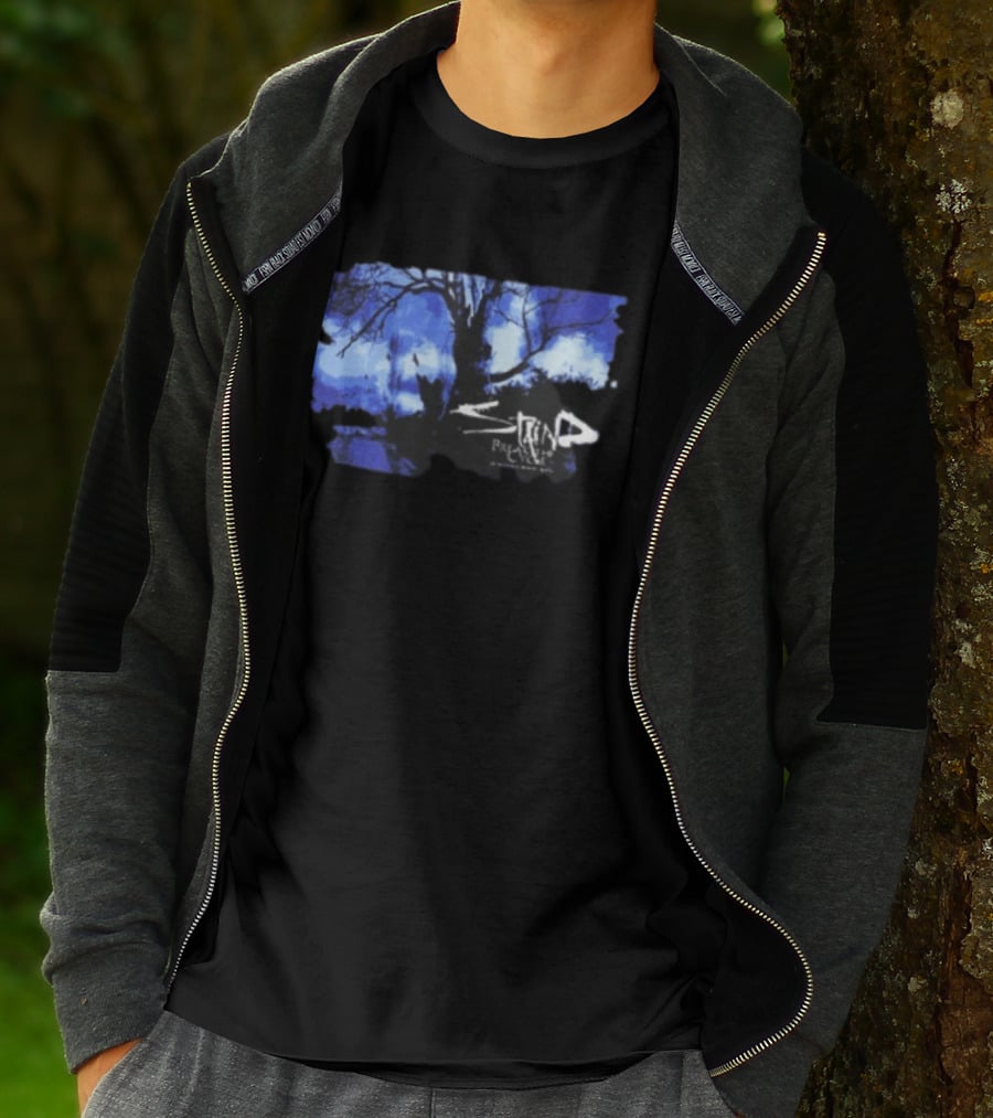 Staind Break The Cycle 2026 25th Anniversary Tour Tree Blue T-Shirt