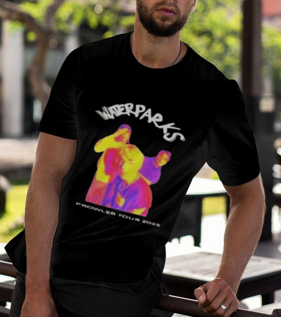 Waterparks Infrared Prowler Tour 2025 Crystallized Oceans Songs T-Shirt