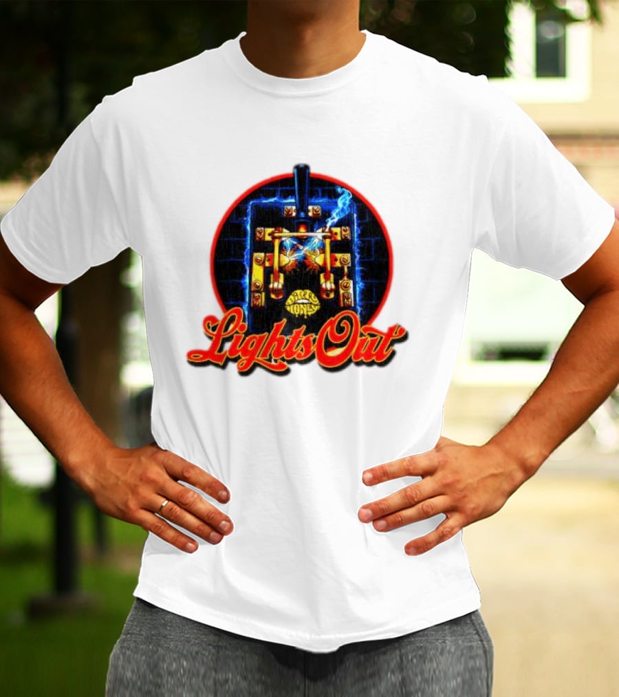 Dirty Honey Lights Out Electric Switch Rock Band Raglan T-Shirt