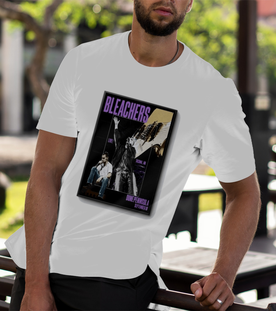 Bleachers Live Tacoma WA Dune Peninsula September 19 T-Shirt