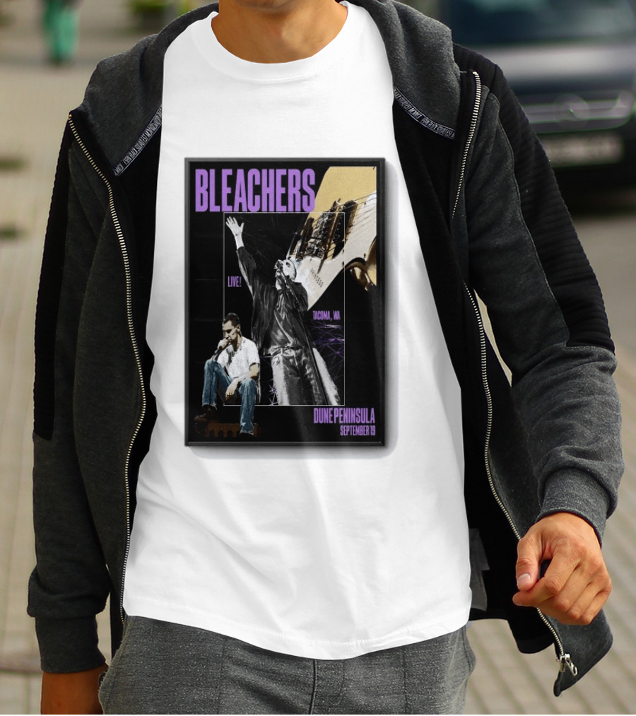 Bleachers Live Tacoma WA Dune Peninsula September 19 T-Shirt