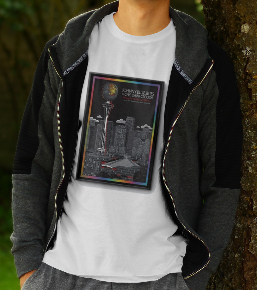 Johnny Blue Skies & The Dark Clouds Meeting For The Moment Seattle 2026 Tour Concert T-Shirt