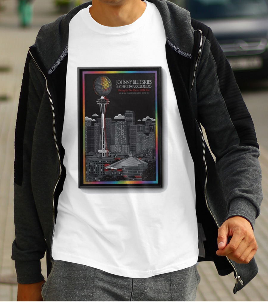 Johnny Blue Skies & The Dark Clouds Meeting For The Moment Seattle 2026 Tour Concert T-Shirt