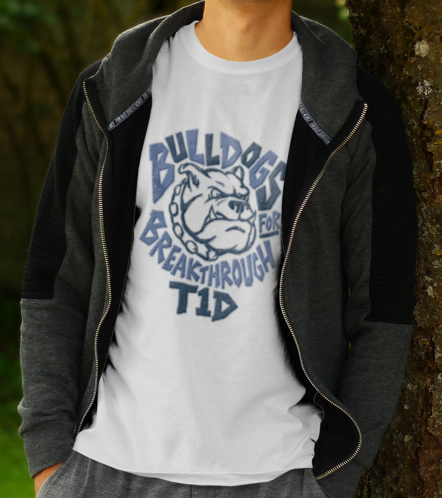 St. Bernadette Bulldogs Breakthrough Type 1 Into Type None T-Shirt