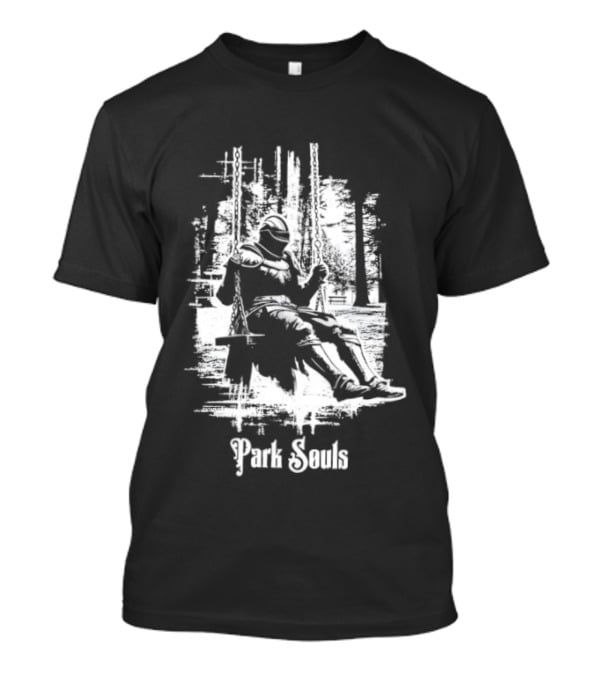 Armored Knight Park Souls Iconic Medieval Warrior T-Shirt