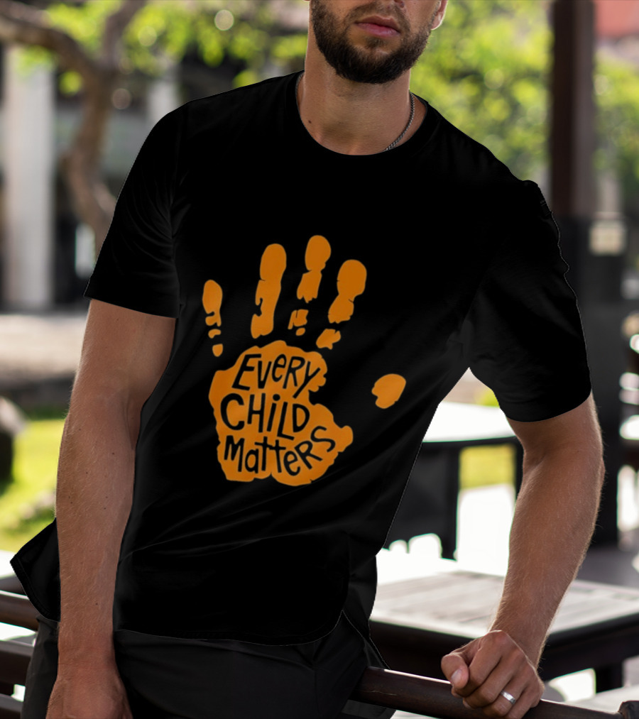 Every Child Matters Orange Handprint T-Shirt