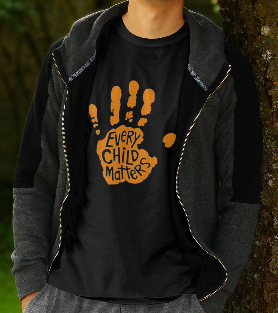 Every Child Matters Orange Handprint T-Shirt