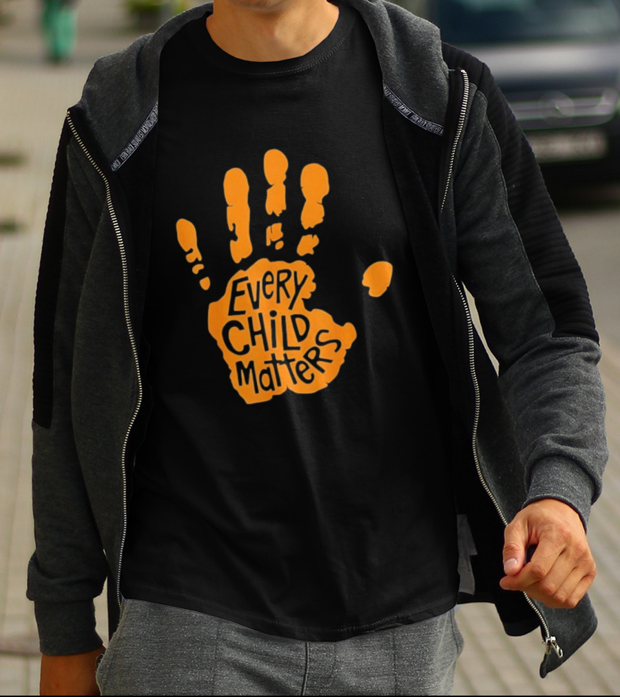 Every Child Matters Orange Handprint T-Shirt
