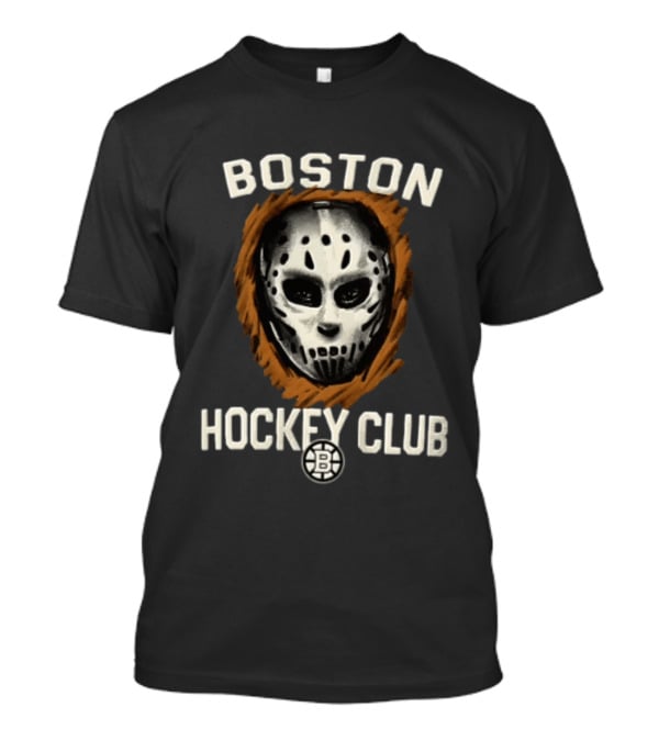Boston Hockey Club Mask Bruins Foundation T-Shirt