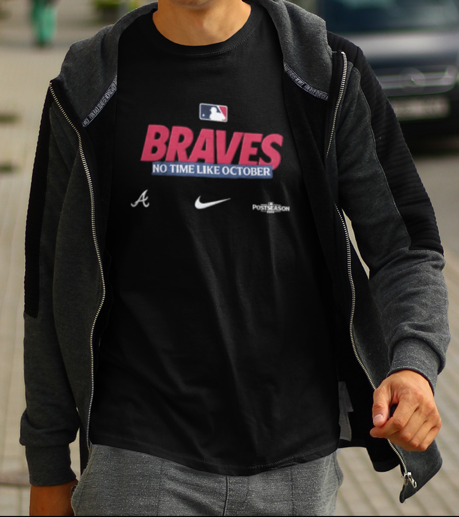 Braves No Time Like October MLB Nike T-Shirt