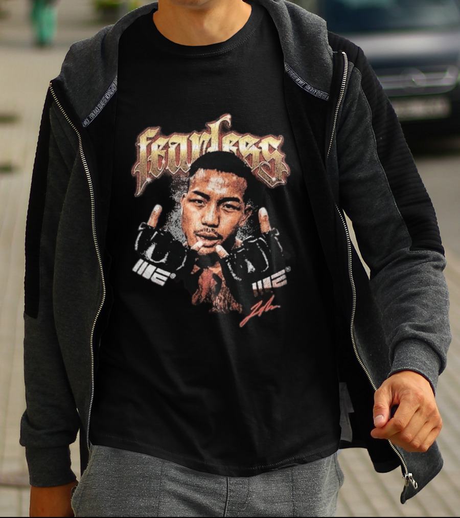 Fearless Joshua Van Illustration With H Town Style Gloves T-Shirt