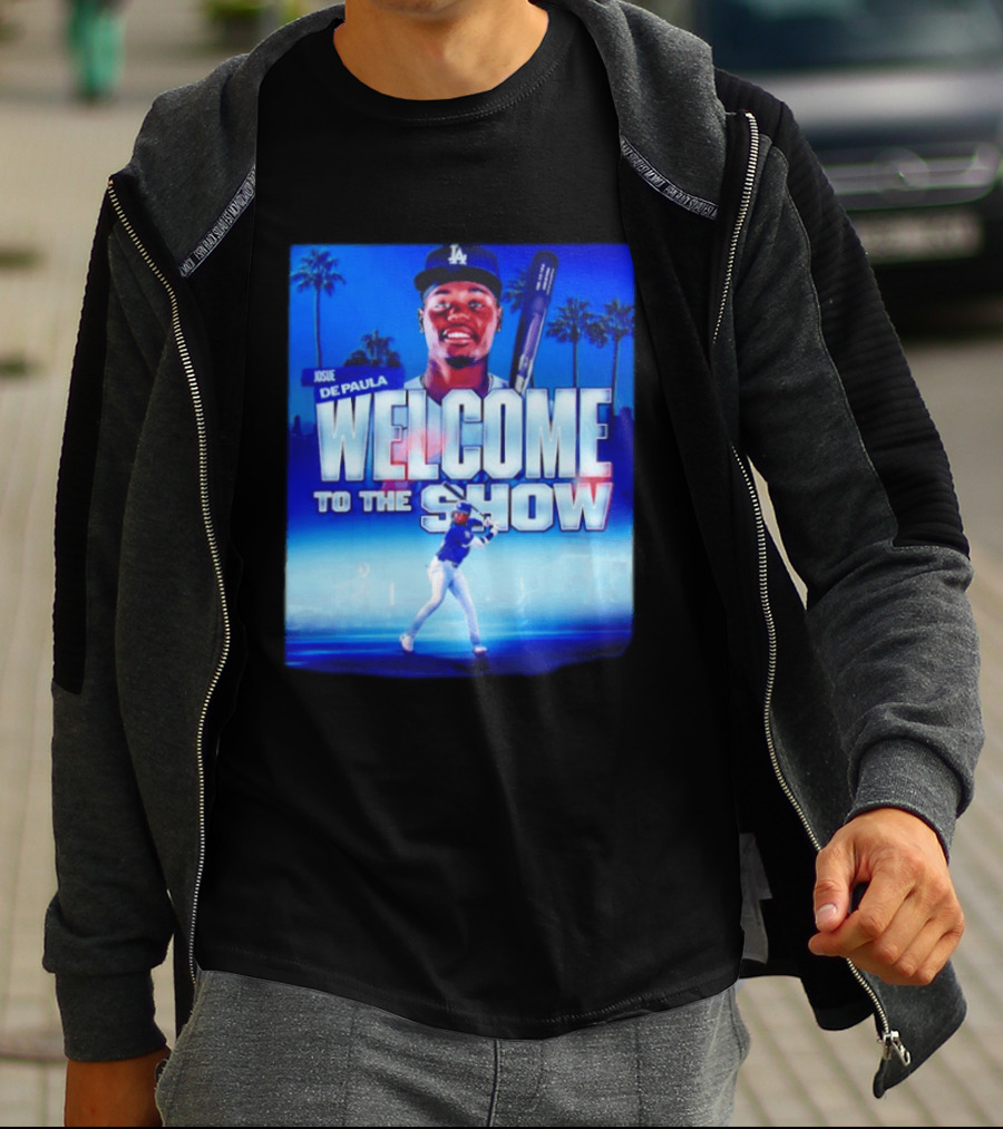 Josue De Paula Welcome To The Show Los Angeles Dodgers T-Shirt