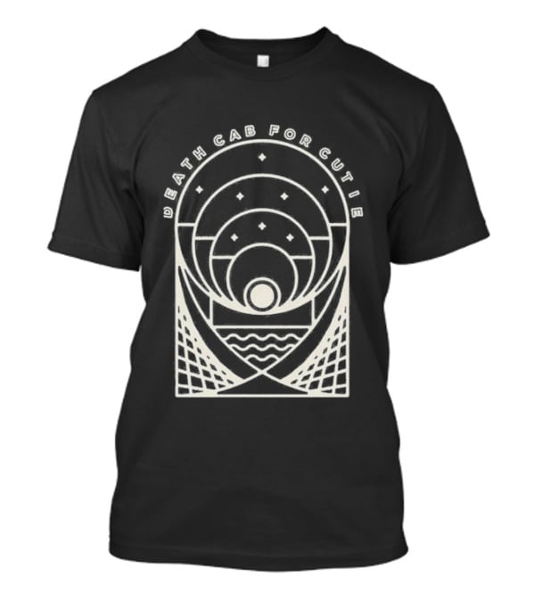 Death Cab For Cutie Post Modern Sun And Waves Circles T-Shirt