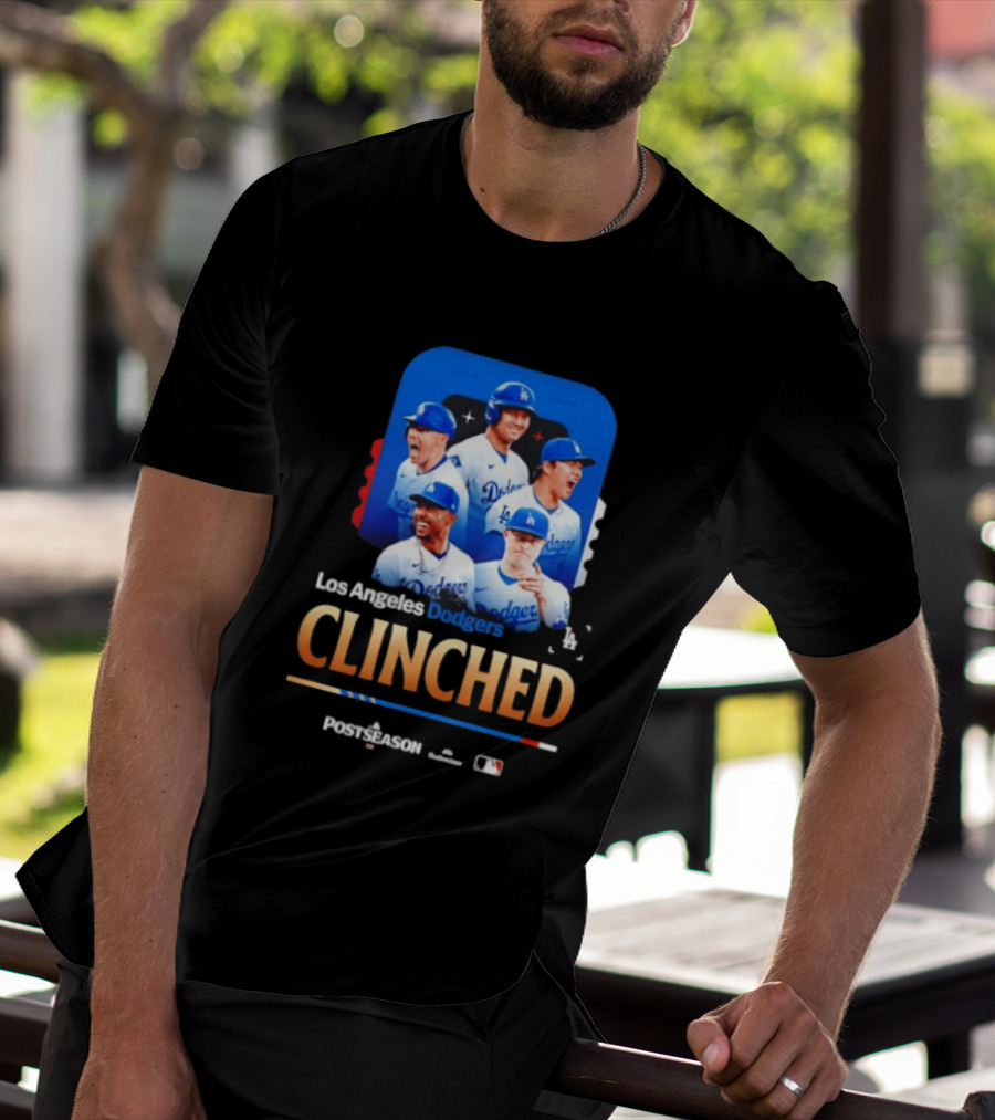 Los Angeles Dodgers Clinched 2026 MLB Postseason Celebration T-Shirt