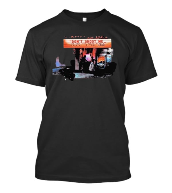 Elton John Don't Shoot Me I'm Only The Piano Player Starring Album Cover T-Shirt
