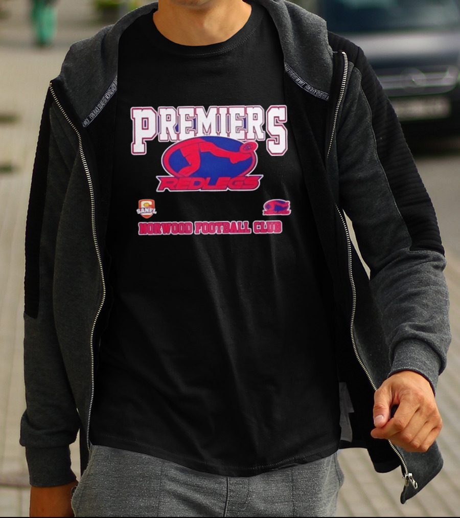 SANFL League Norwood Football Club Redlegs Premiers 2026 T-Shirt