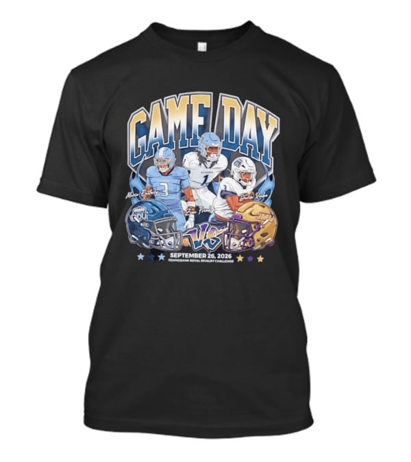 Old Dominion Vs James Madison NCAA Football Rivalry Game Day September 26 2026 T-Shirt